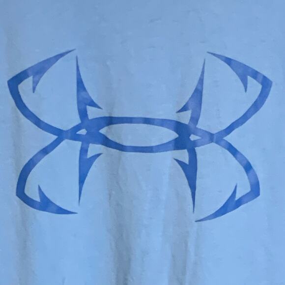 Under Armour Men's UA Fish Hook Logo Short Sleeve Graphic T-Shirt XXL 2XL - Picture 4 of 6